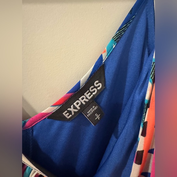 Express Multicolor Patterned Dress - Picture 2 of 3
